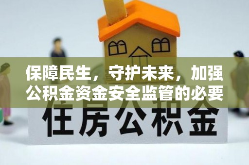 鸠江保障民生，守护未来，加强公积金资金安全监管的必要性与实践