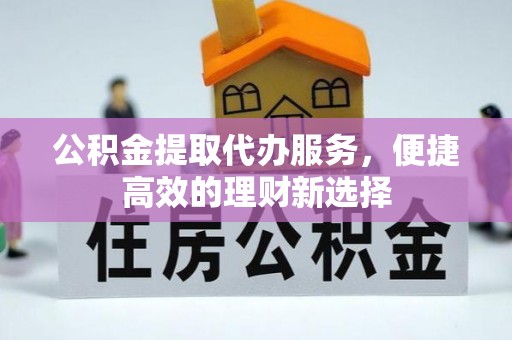 鸠江公积金提取代办服务，便捷高效的理财新选择