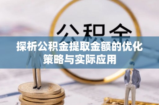 鸠江探析公积金提取金额的优化策略与实际应用