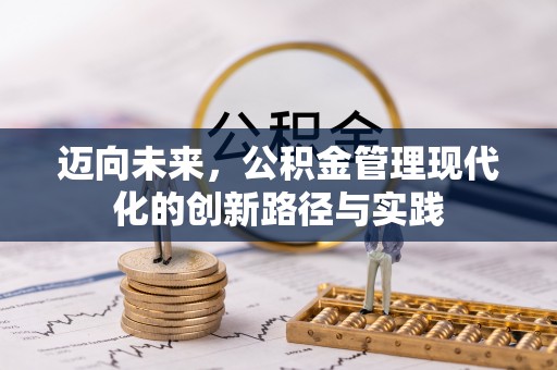 鸠江迈向未来，公积金管理现代化的创新路径与实践