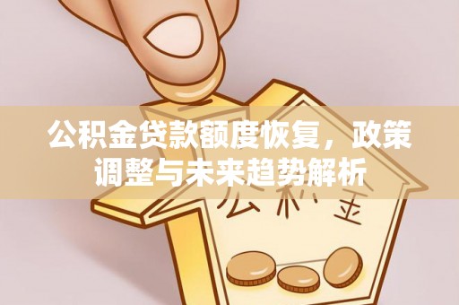 鸠江公积金贷款额度恢复，政策调整与未来趋势解析