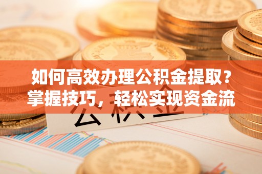 鸠江如何高效办理公积金提取？掌握技巧，轻松实现资金流动