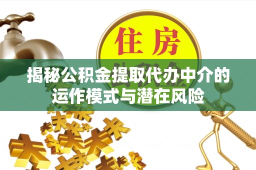 鸠江揭秘公积金提取代办中介的运作模式与潜在风险