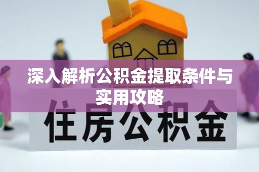 鸠江深入解析公积金提取条件与实用攻略