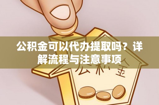 鸠江公积金可以代办提取吗？详解流程与注意事项