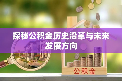鸠江探秘公积金历史沿革与未来发展方向