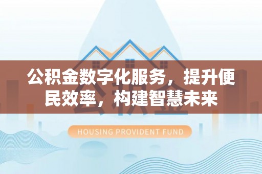 鸠江公积金数字化服务，提升便民效率，构建智慧未来