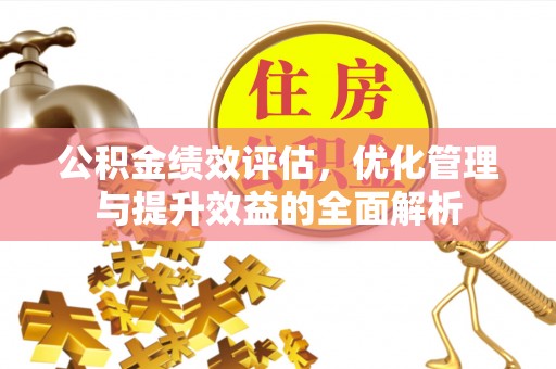 鸠江公积金绩效评估，优化管理与提升效益的全面解析