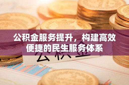 鸠江公积金服务提升，构建高效便捷的民生服务体系