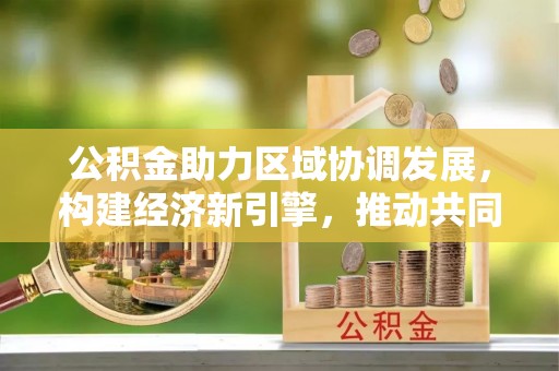 鸠江公积金助力区域协调发展，构建经济新引擎，推动共同富裕