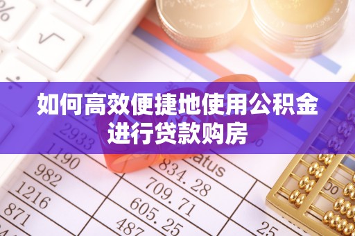 鸠江如何高效便捷地使用公积金进行贷款购房